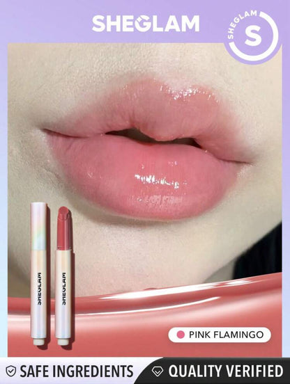 SHEGLAM Pout-Perfect Shine Lip Plumper-Walk On The Beach Moisturizing Plumping Solid Lip Gloss Non-Stick Nourishing Lip Plumping Serum Coconut Oil Lipstick Lip Cosmetics Black Friday Sale Brown Lip Plumper