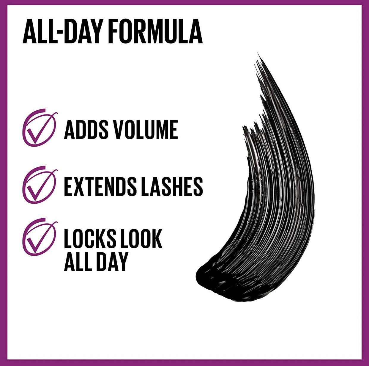 Maybelline The Falsies Lash Lift Washable Mascara Dramatic Length And Volume + False Eyelash Effect