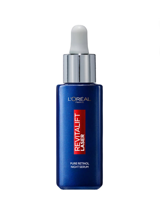 L'Oreal Paris Revitalift Retinol Night Serum For Face, With 0.2% Pure Retinol, Moisturizes Skin and Eliminates Deep Wrinkles, For All Skin Types