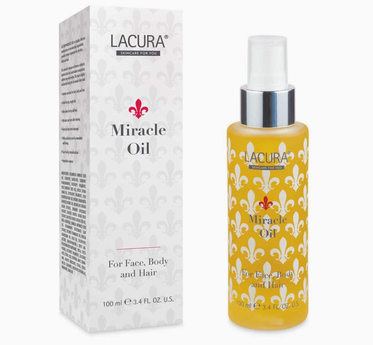 Lacura Miracle Face , Body & Hair Oil