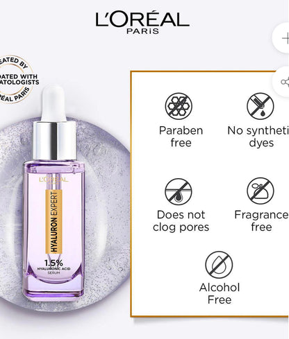 Hyaluron Expert Moisturiser and Anti-Aging Plumping Serum with Hyaluronic Acid