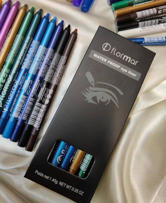 Flormar eyeliner & eyepencil 12 color set