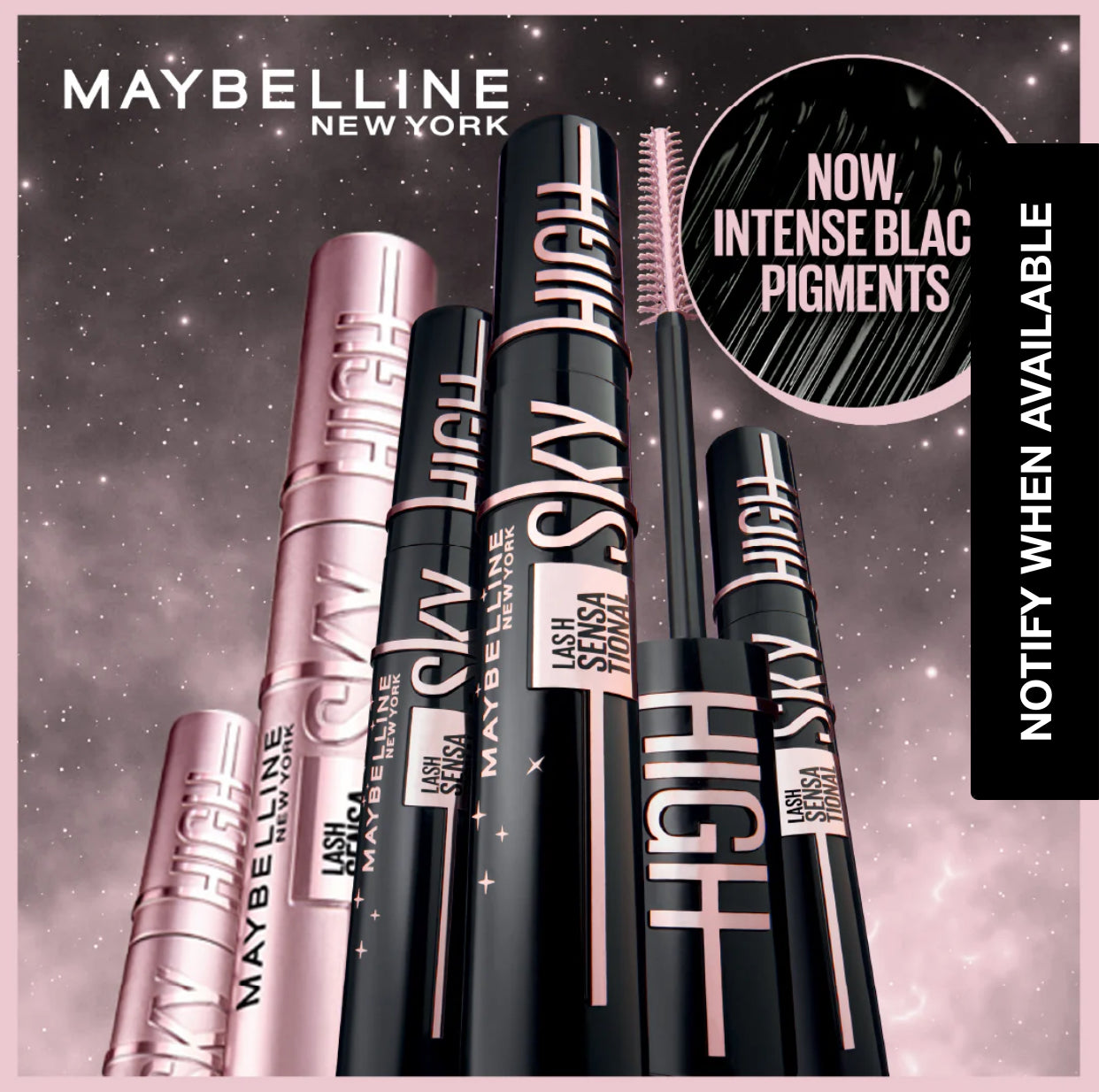 Maybelline New York Lash Sensational Cosmic Black Sky High Mascara