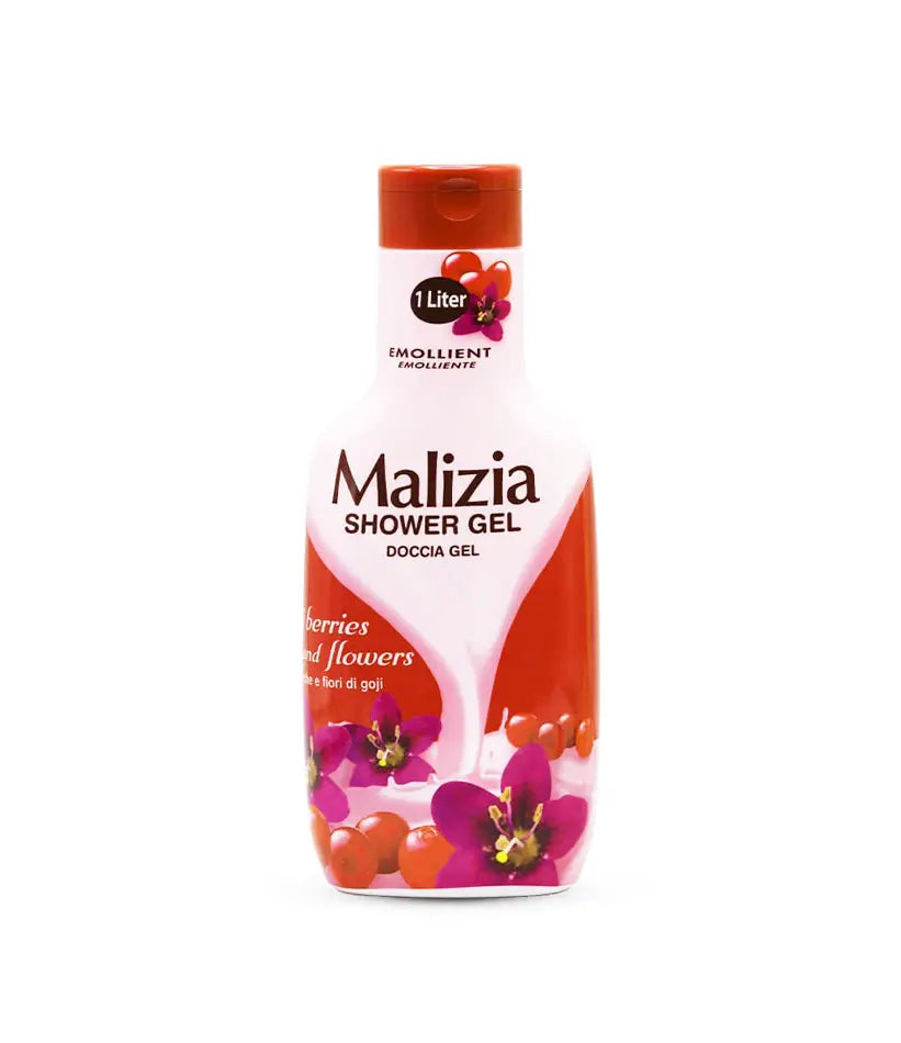 Malizia Shower Gel Goji Berries and Flowers 1L