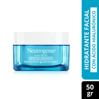 Neutrogena Face Moisturizer Water Gel, Hydro Boost, Normal To Combination Skin, 50 ml